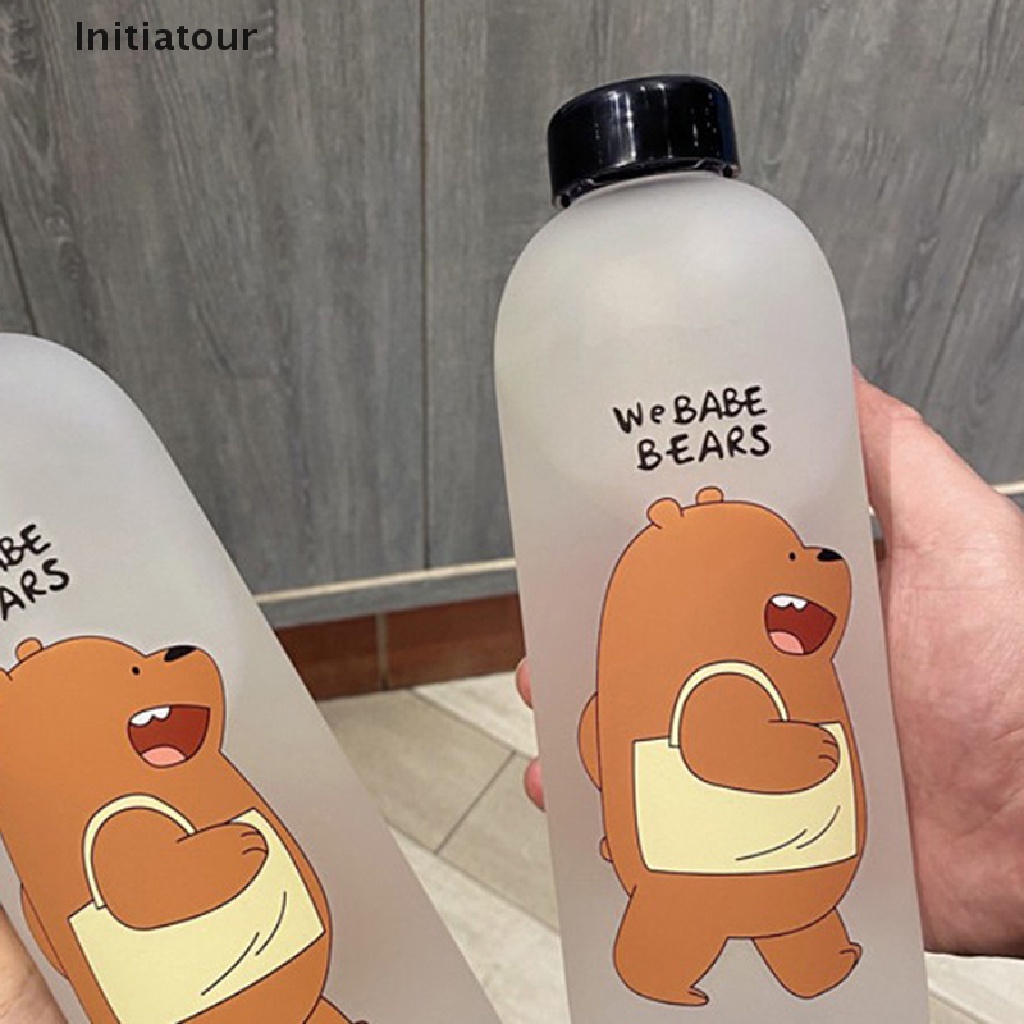 Bình Nước Trong Suốt Hình Gấu Trúc 1000ml