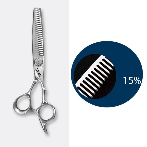 Kéo cắt tóc Titan thép 440C sắc bén bền bỉ - TT630
