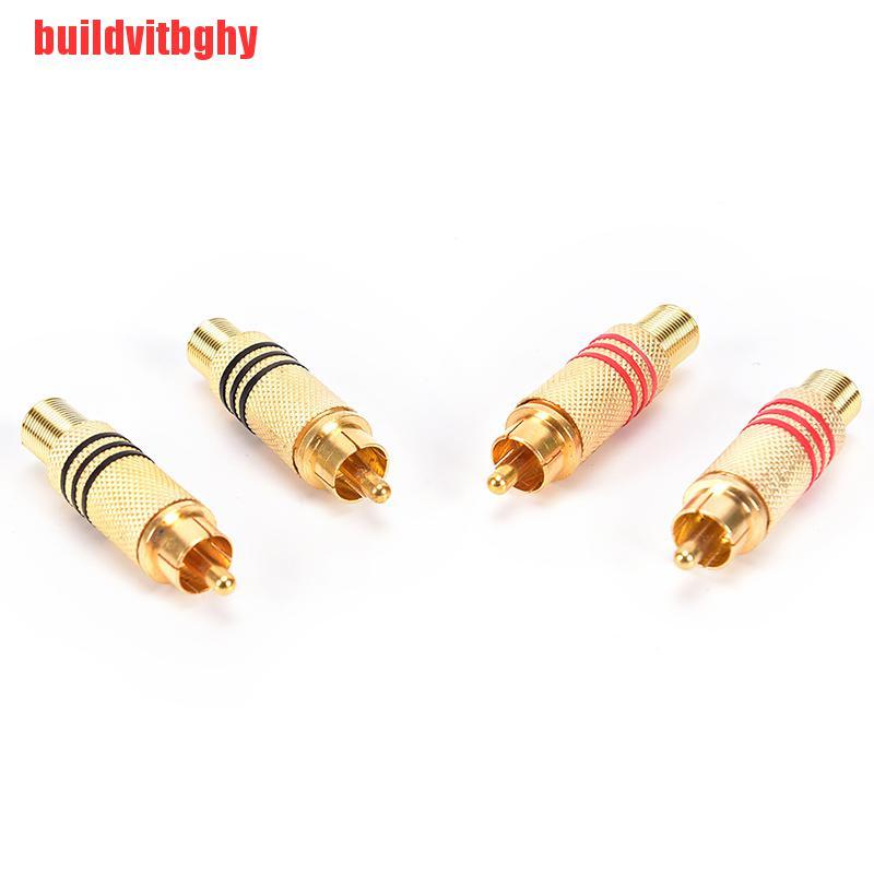 (Mua-Code) Bộ 4 Cáp Chuyển Đổi Âm Thanh Rca Phono Male