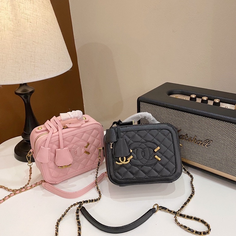 ✅Túi chaneo CASE hộp - size 19cm (vừa ip13+) Fullbox
