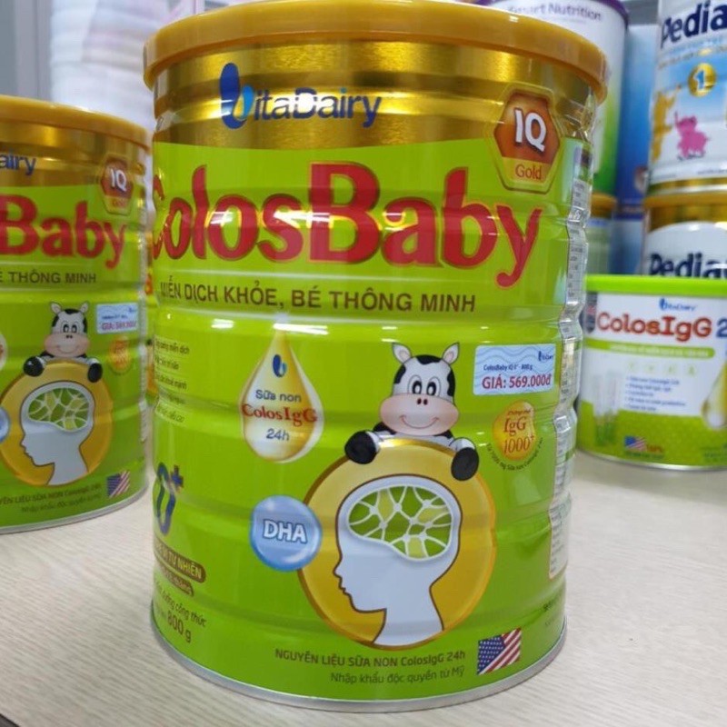 sữa colosbaby IQ 0+ 800g date date mới