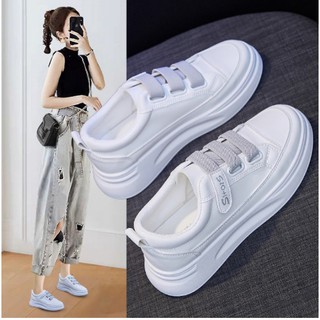 [FreeShip - Bảo Hành] Giày Thể Thao Nữ Cao Cấp Phong Cách Hàn Quốc Đế Cao 4cm Đế Mềm