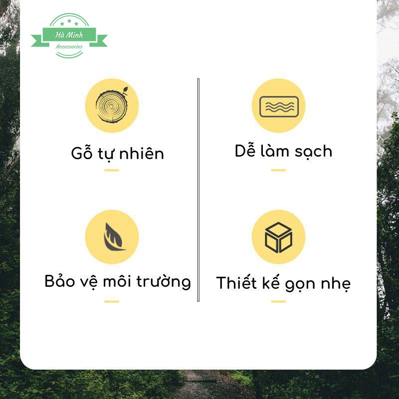 Gương Gỗ Hàn Quốc Tai Mèo Size Lớn [Tặng kèm bút vẽ gương cho bạn thỏa sức sáng tạo]