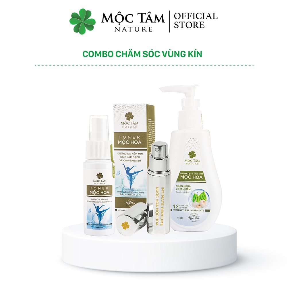 Combo Dung Dịch Vệ Sinh (Bộ 3 Sản Phẩm) - (Mộc Tâm Nature)