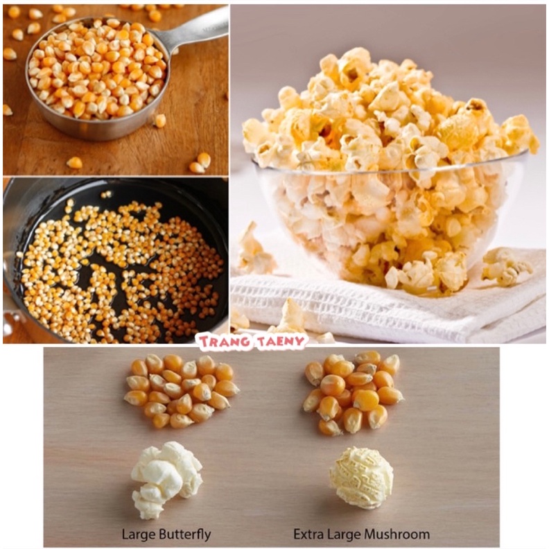 Ngô khô nổ bắp rang bơ 500gam / Ngô nổ popcorn