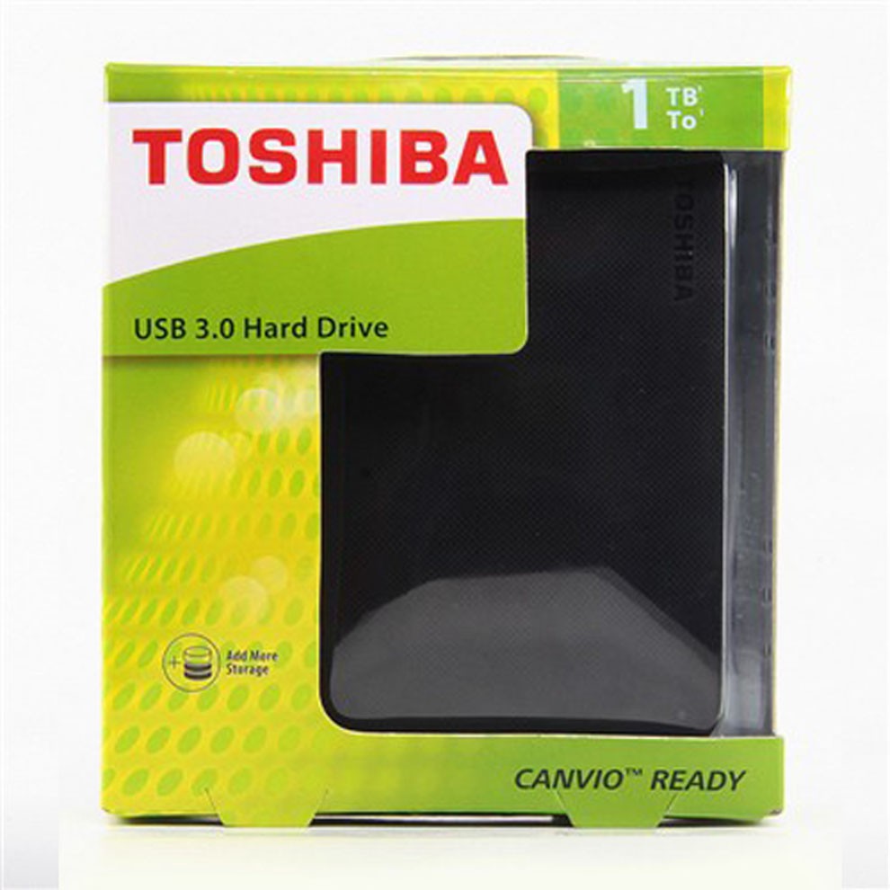 Ổ cứng di động Toshiba Canvio Ready 1Tb USB3.0 Đen(Hàng chính hãng)