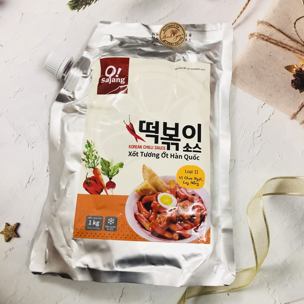 SỐT TƯƠNG ỚT HÀN QUỐC DẠNG GÓI 1KG