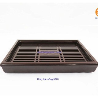 Khay trà giả gỗ nhựa việt nhật