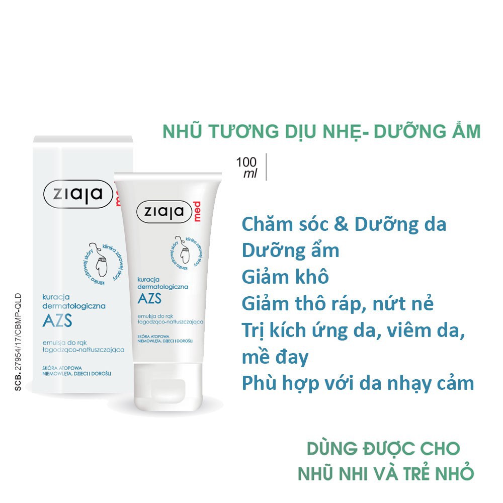 [ ZIAJA ] Bộ Sản Phẩm Dưỡng Da Dưỡng Ẩm Và Hỗ Trợ Da Khô, V iem Da Cơ Địa ZIAJA 100ml | BigBuy360 - bigbuy360.vn