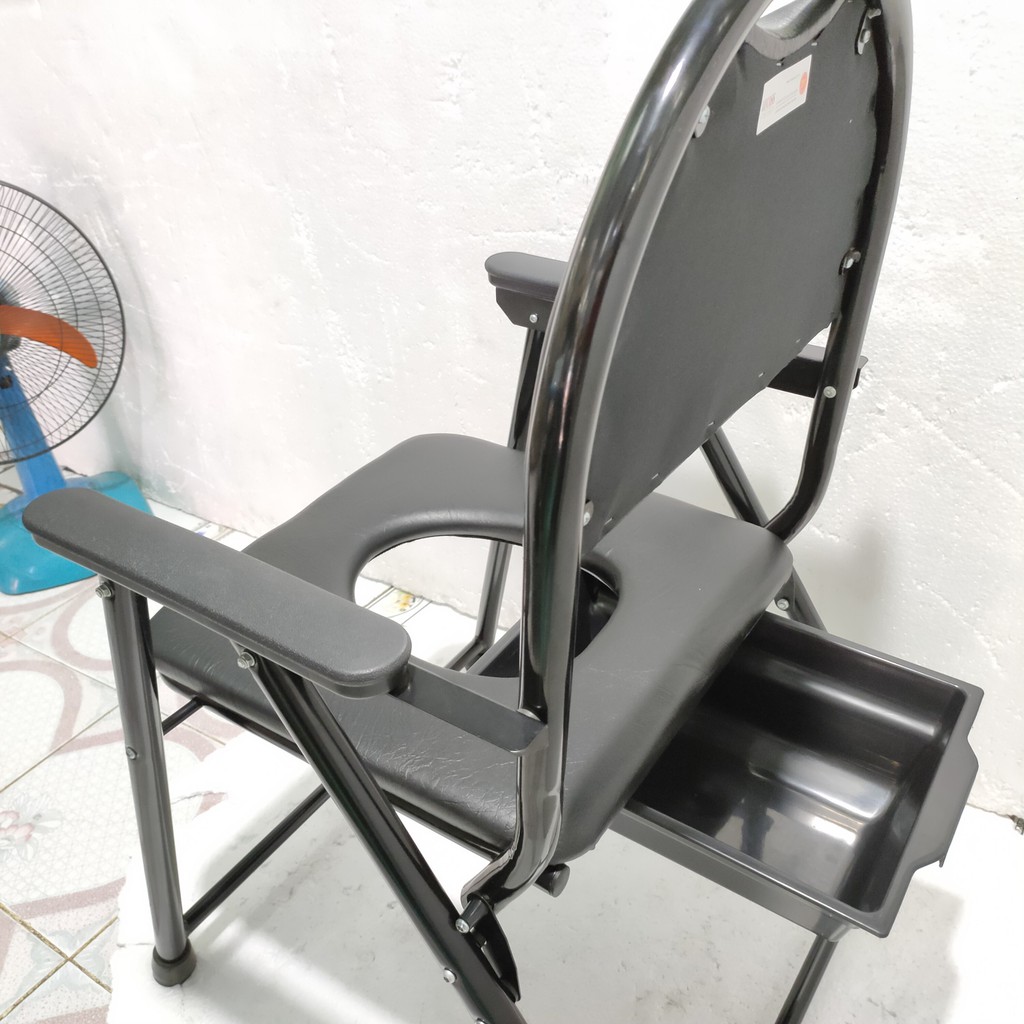 Ghế bô vệ sinh dành cho người già sắt sơn tĩnh điện - GB03S