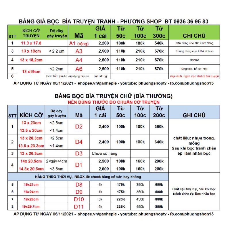 [Mã LIFEXANH03 giảm 10% đơn 500K] 10 cái Bọc bìa bao bìa loại mỏng dẻo khổ dài 20,5cm mã D1 và D3