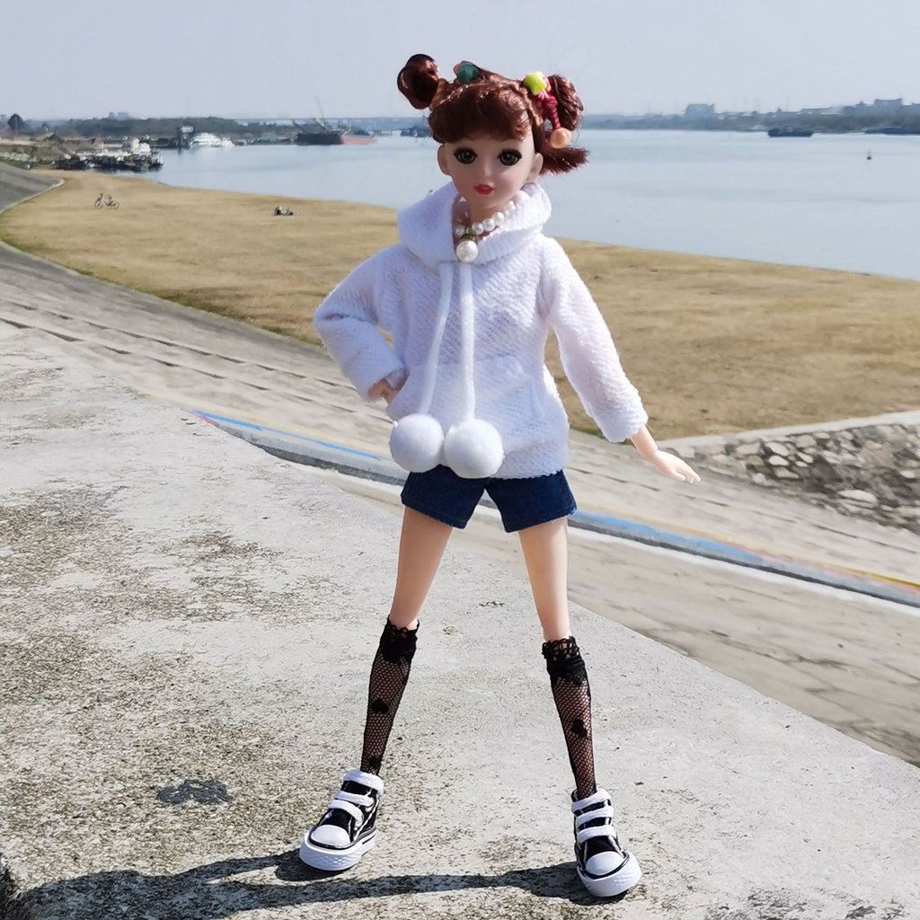 Quần short jean tỷ lệ 1/6 cho búp bê mô hình