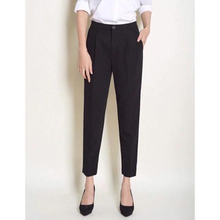 Quần baggy Top style đen nữ