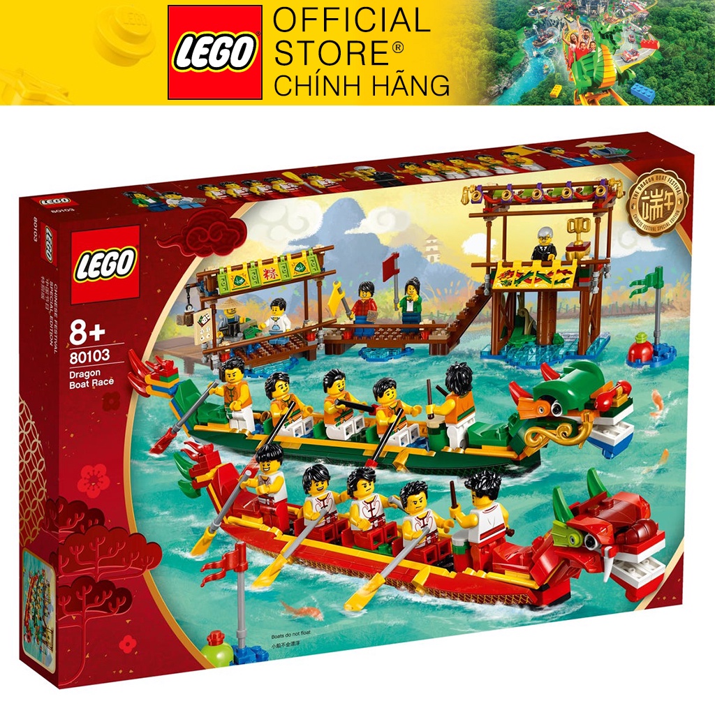 Mô hình LEGO 80103 Dragon Boat Race - Hội đua thuyền rồng [Chính Hãng]