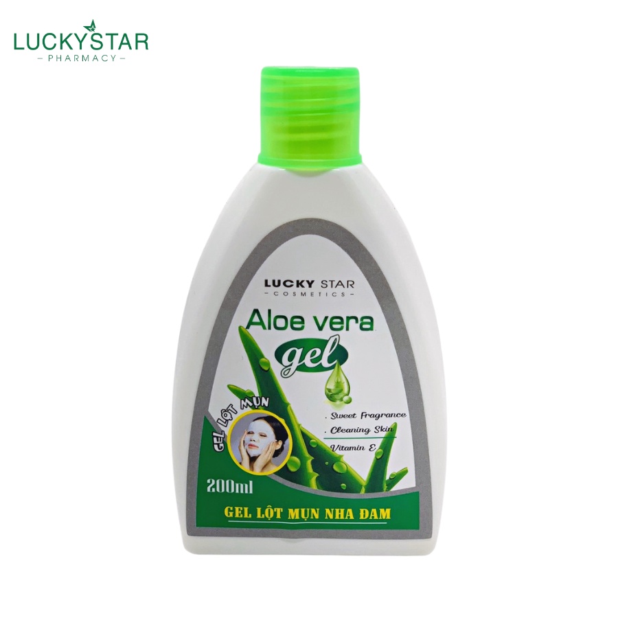 Gel Lột Mụn Nha đam Aloe Vera Lucky Star 200ML