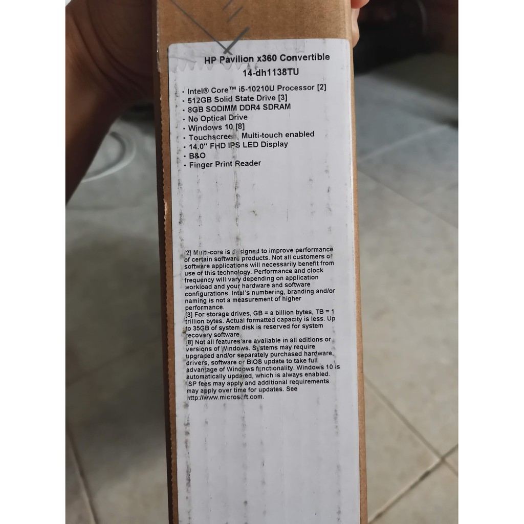 Laptop HP Pavilion x360 Convertible 14-dh1138TU (i5-10210U / 8GB RAM / 512GB NVMe / 14"FHD Touch) | BigBuy360 - bigbuy360.vn