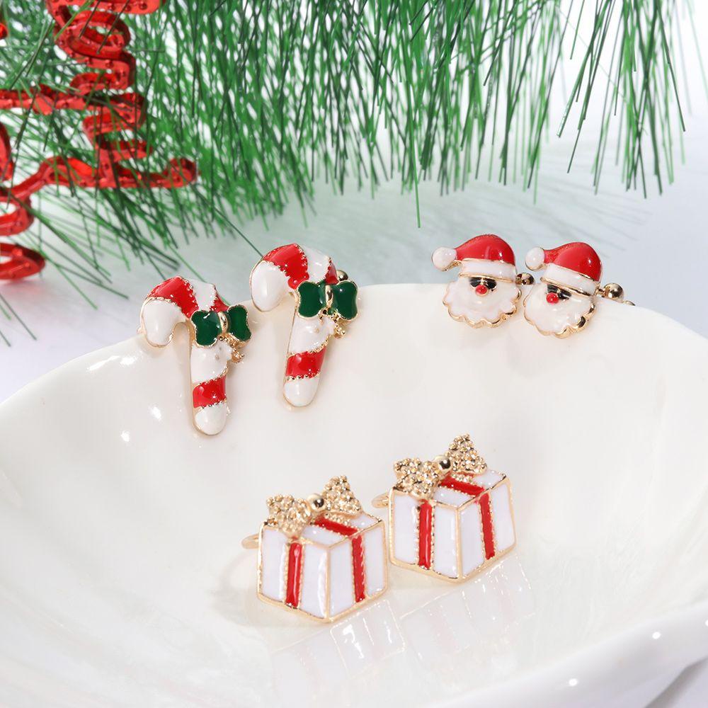 Set 2 Khuyên Kẹp Vành Tai Không Xỏ Thời Trang Dự Tiệc Unisex