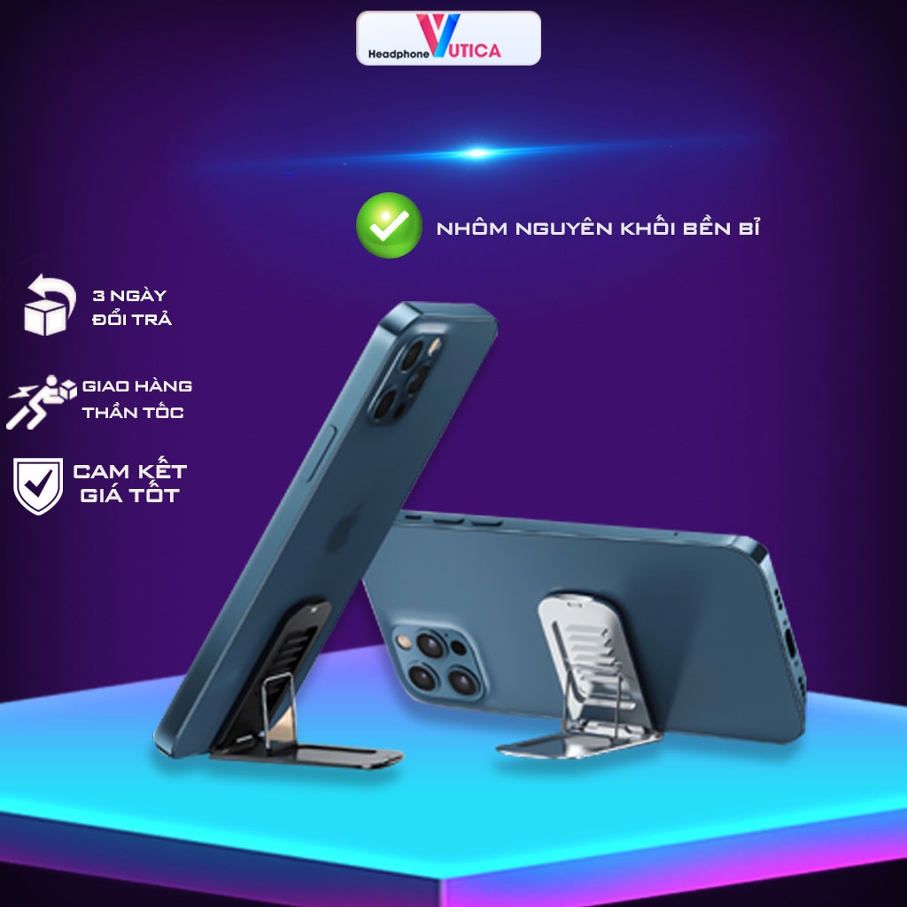 Kệ để điện thoại gấp gọn giá để điện thoại hợp kim nhôm GDDT05 phù hợp cho người sử dụng điện thoại liên tục