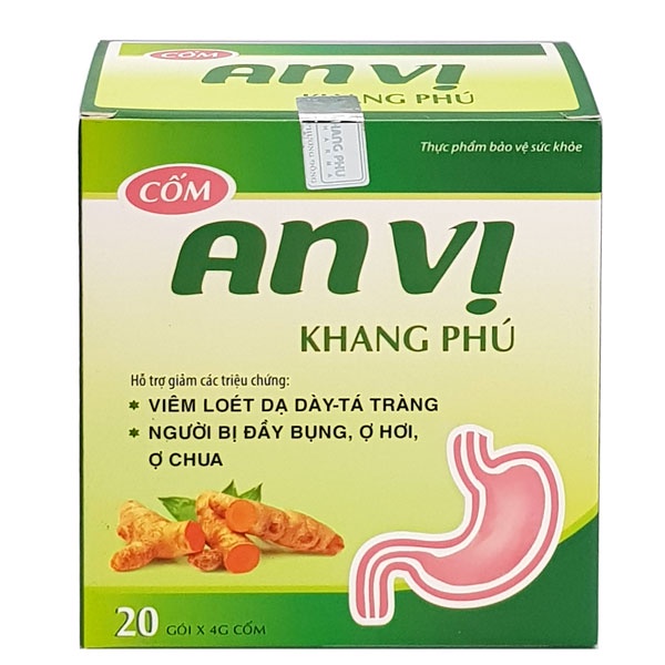 An Vị Khang Phú - Hỗ trợ làm giảm tổn thương dạ dày, tá tràng, giảm các triệu chứng như ợ hơi, ợ chua, đầy bụng