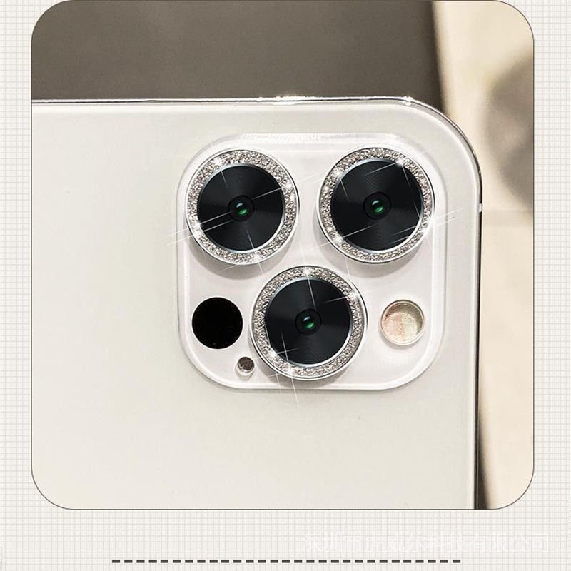 Miếng Dán Bảo Vệ Camera Sau Đính Đá Lấp Lánh Cho Iphone13 / Iphone12 Iphone12 / Iphone11
