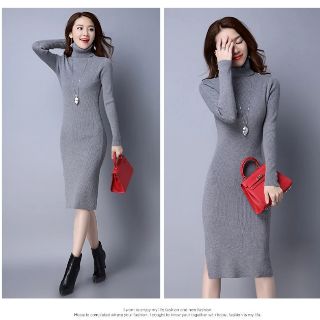 Đầm len dài hàng nhập
