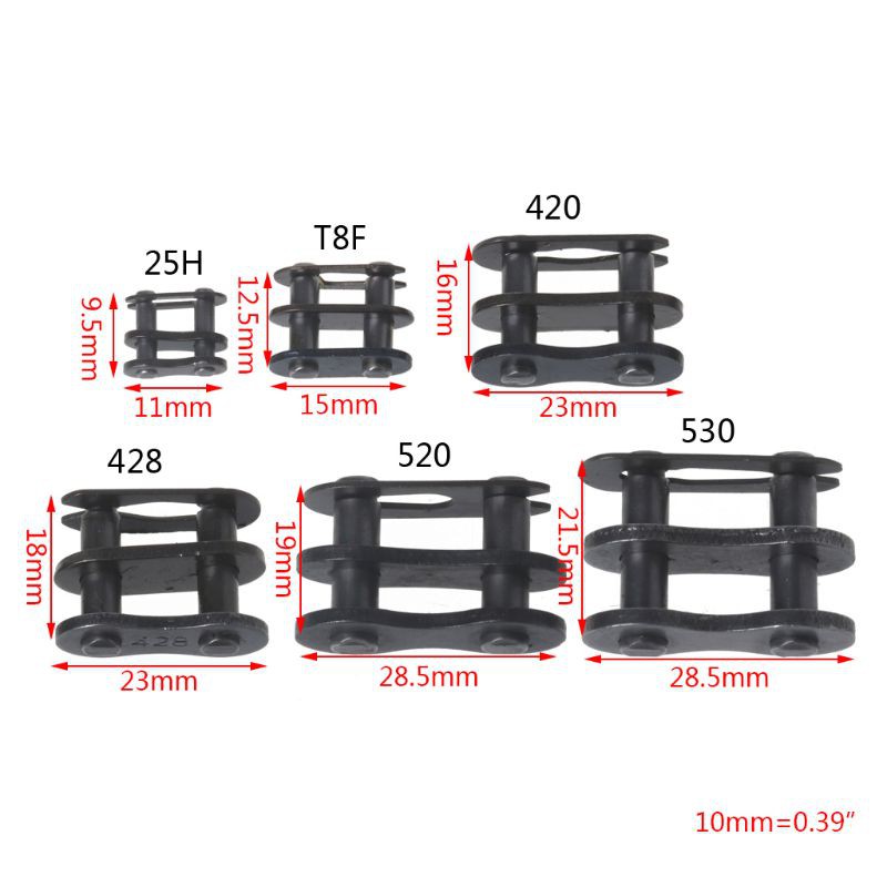 Khóa Dây Sên Xe Mô Tô 25h # T8F # 420 # 428 # 520 # 530 #
