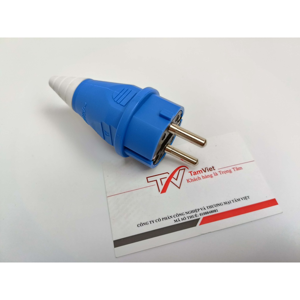 Phích cắm điện 2 chân cao cấp , phích điện 16A 2 chấu - 220V hàng đẹp loại 1, Có ảnh thực tế tự chụp