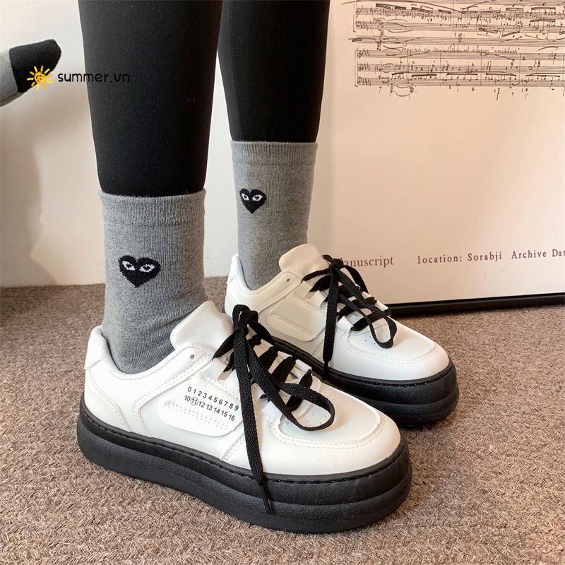 Giày Thể Thao Đế Dày Thời Trang Xuân Hè 2022 Phong Cách Hong Kong Cổ Điển Hàng Mới
