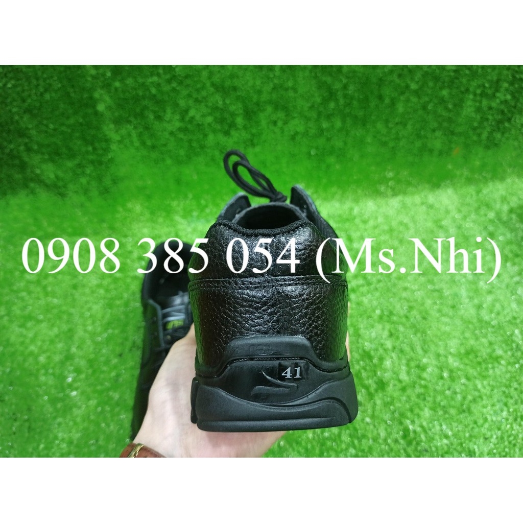 Kcep UT Black- Giày bảo hộ lao động chất liệu da bò, đế cao su và mũi thép bảo vệ chân- Hình thật
