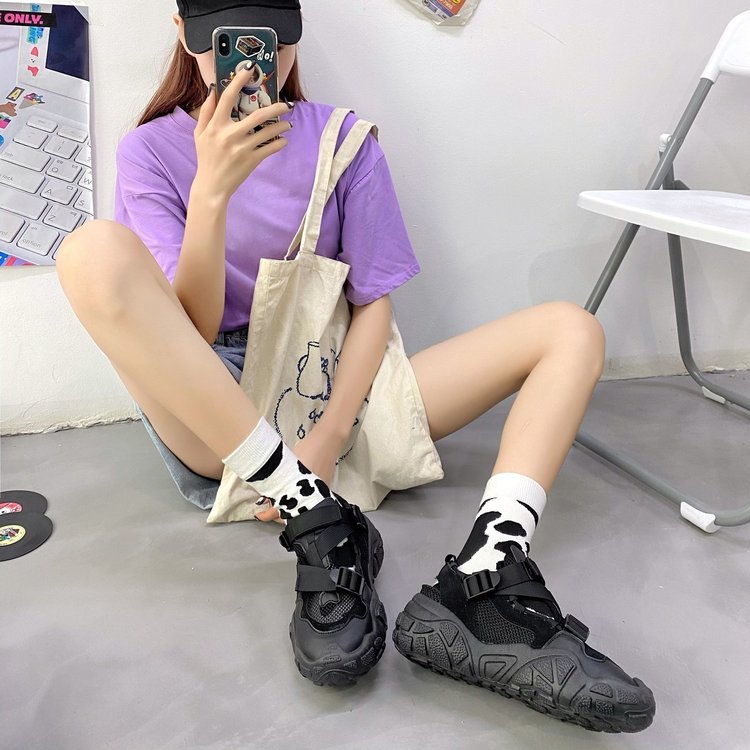 Giày Thể Thao Phối Lưới Thoáng Khí Cho Nữ | BigBuy360 - bigbuy360.vn