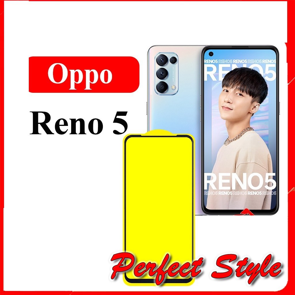 Kính Cường Lực Oppo Reno 5 4G Reno 5 5G- Cao Cấp - Full màn hình Reno5