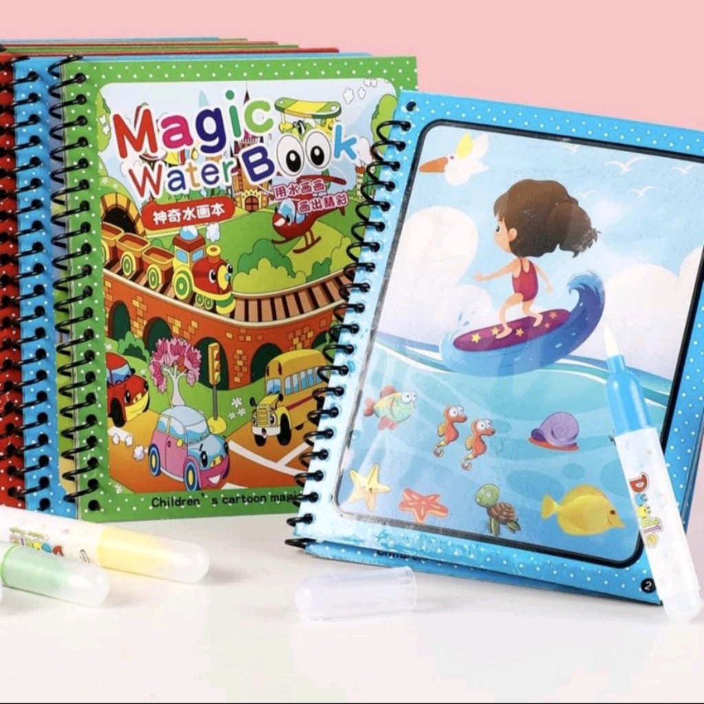 Đồ chơi trí tuệ bảng tô màu nước Magic Board , phát triển trí tuệ cho bé