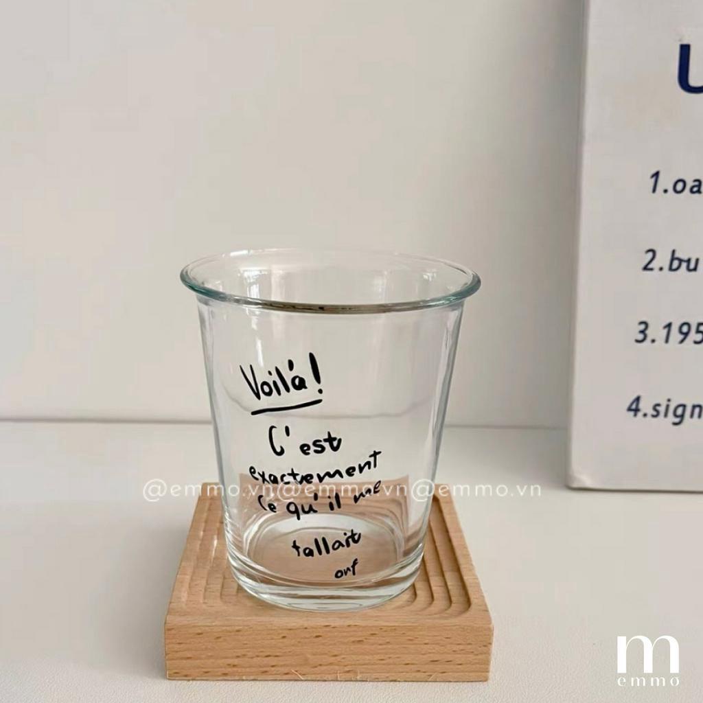 CỐC THỦY TINH TRONG SUỐT MIỆNG LOE EMMO WISP