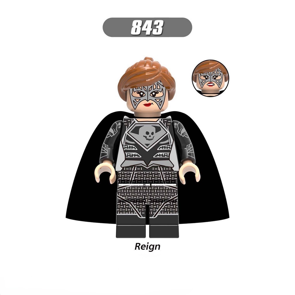 Mô Hình Lego minifiguras Jaguete Superman Aquaman Ocean Master Mera Reign Bizarra Miss America Bizarre