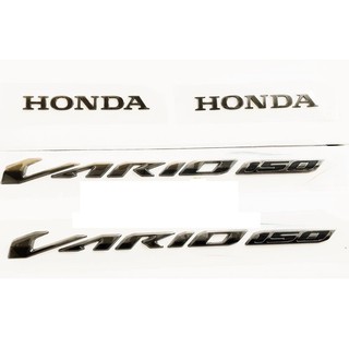 BỘ TEM CHỮ “HONDA” VÀ CHỮ “VARIO 150” MÀU KHÓI CHO XE VARIO ĐỜI 2019, 2020 NHẬP KHẨU CHÍNH HÃNG INDONESIA