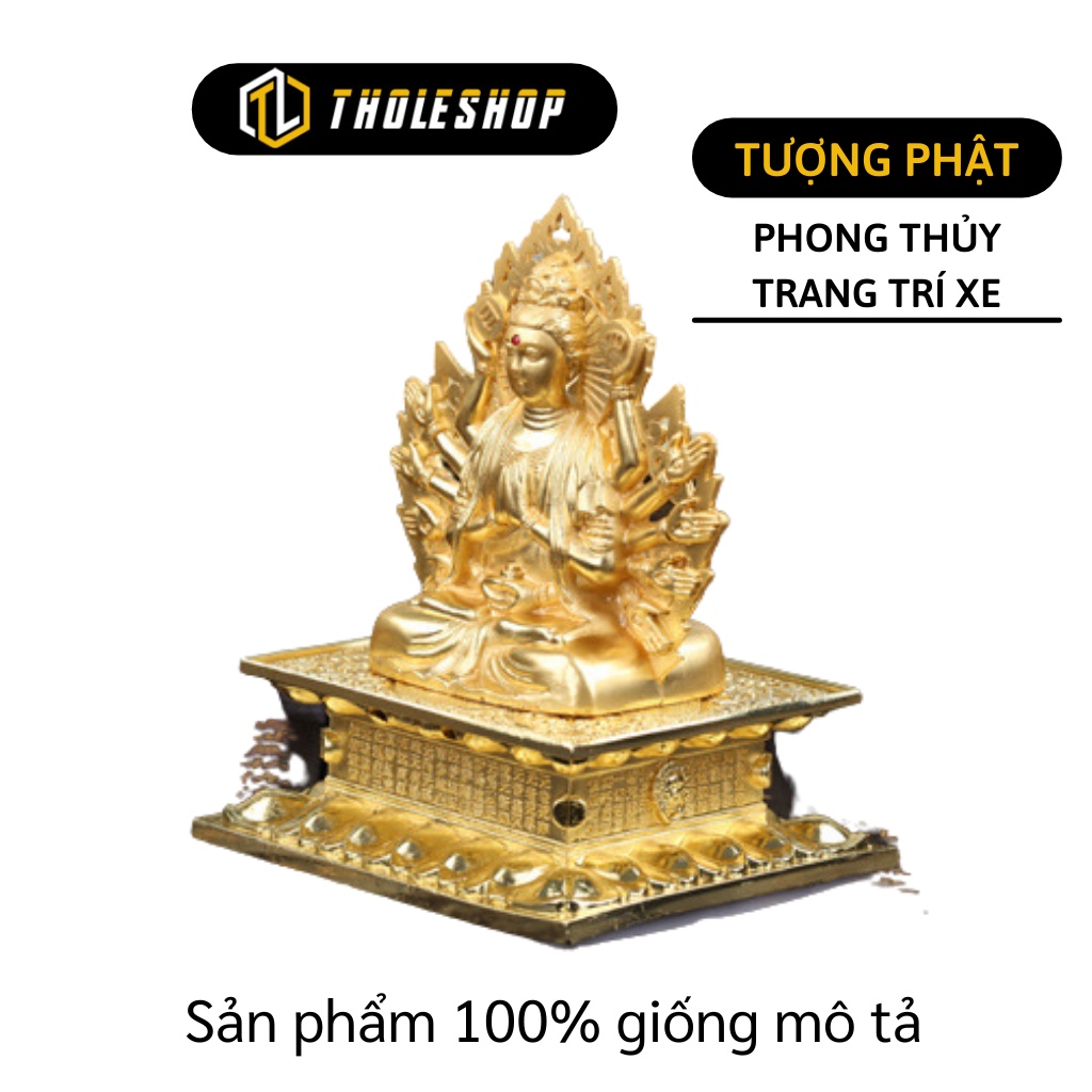 Tượng Phật Thế Âm Bồ Tát - Tượng Phong Thủy Trang Trí Xe Hơi Và Tinh Dầu Nước Hoa 5537