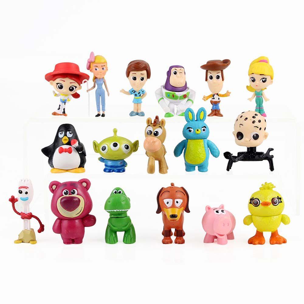 Mô Hình Đồ Chơi Nhân Vật Hoạt Hình Disney Jessie Bullseye Buzz Rex Khủng Long Người Ngoài Hành Tinh Bằng PVC Để Bàn Trang Trí