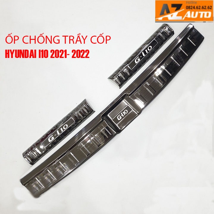 Ốp chống trầy bậc cốp Hyundai Grand i10 2021-2023