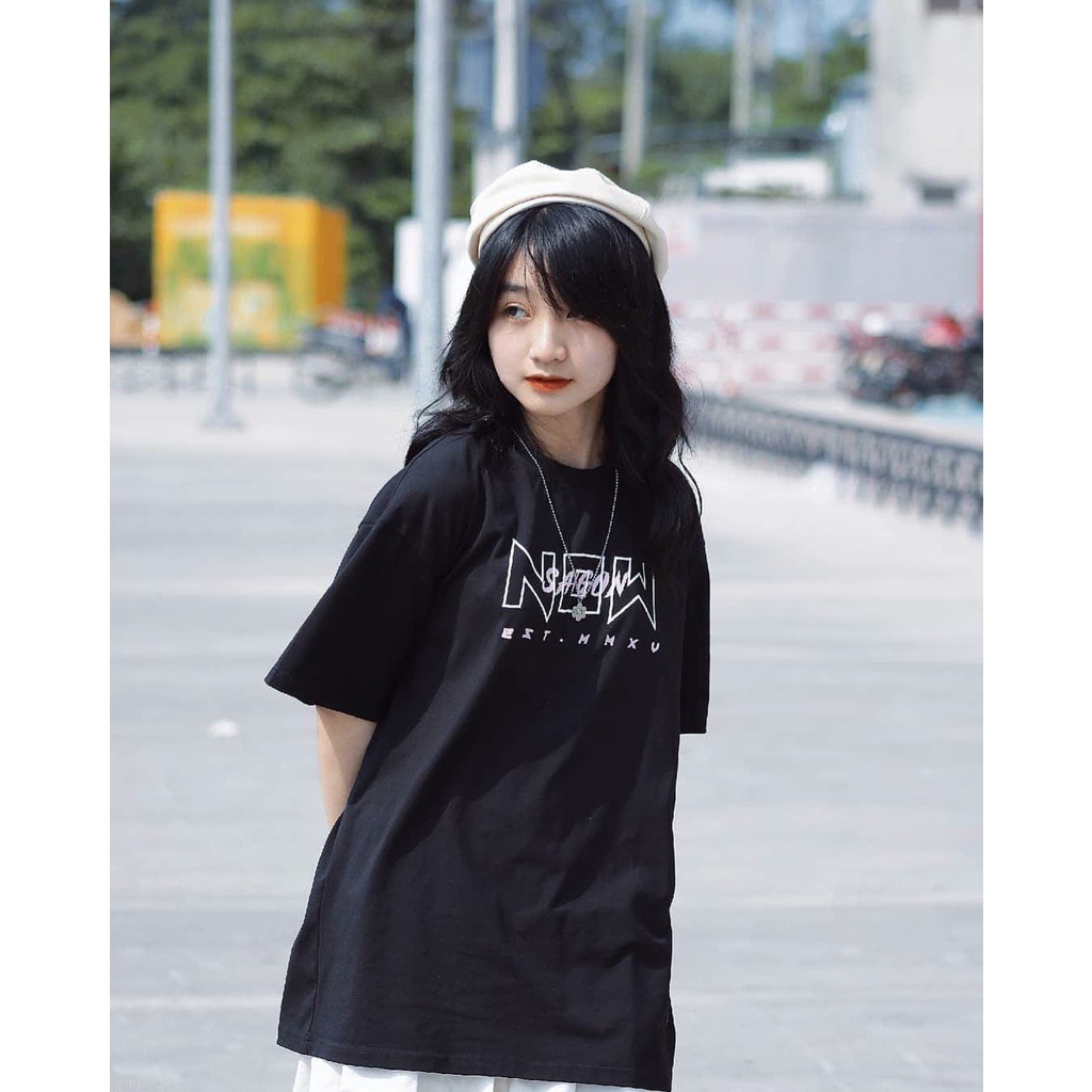 [LOCAL BRAND] Áo thun nowsaigon I&amp;O Tee Basic tay lỡ form rộng vải Cotton thoáng mát cao cấp - Thời trang nam nữ Unisex