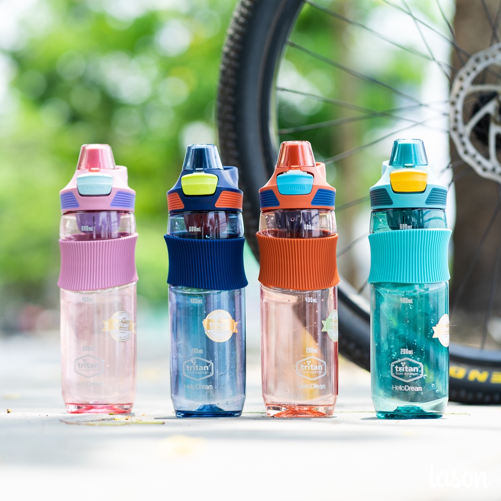 Bình nước nhựa thể thao Young 650ml BN-NHUA00422