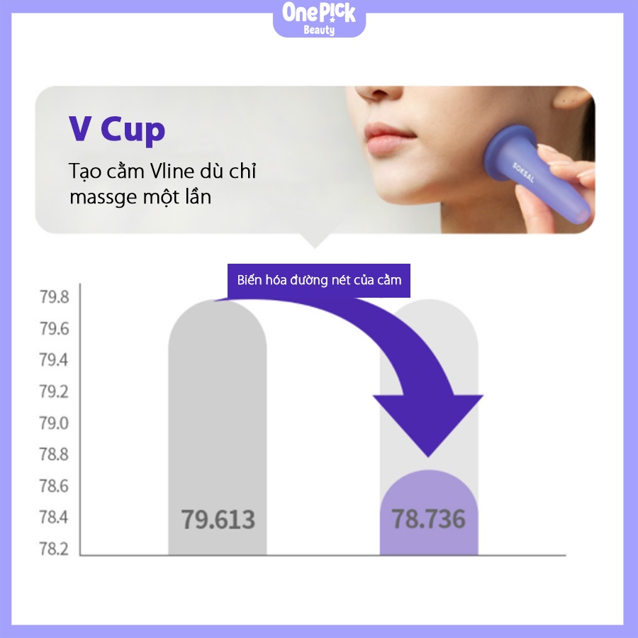 OnePick) Cốc giác hơi + serum nâng cơ mặt chống lão hóa Meditherapy Soksal V Cup + V Serum 30ml [MediTherapy V Lifting Cup + V Serum 30ml]