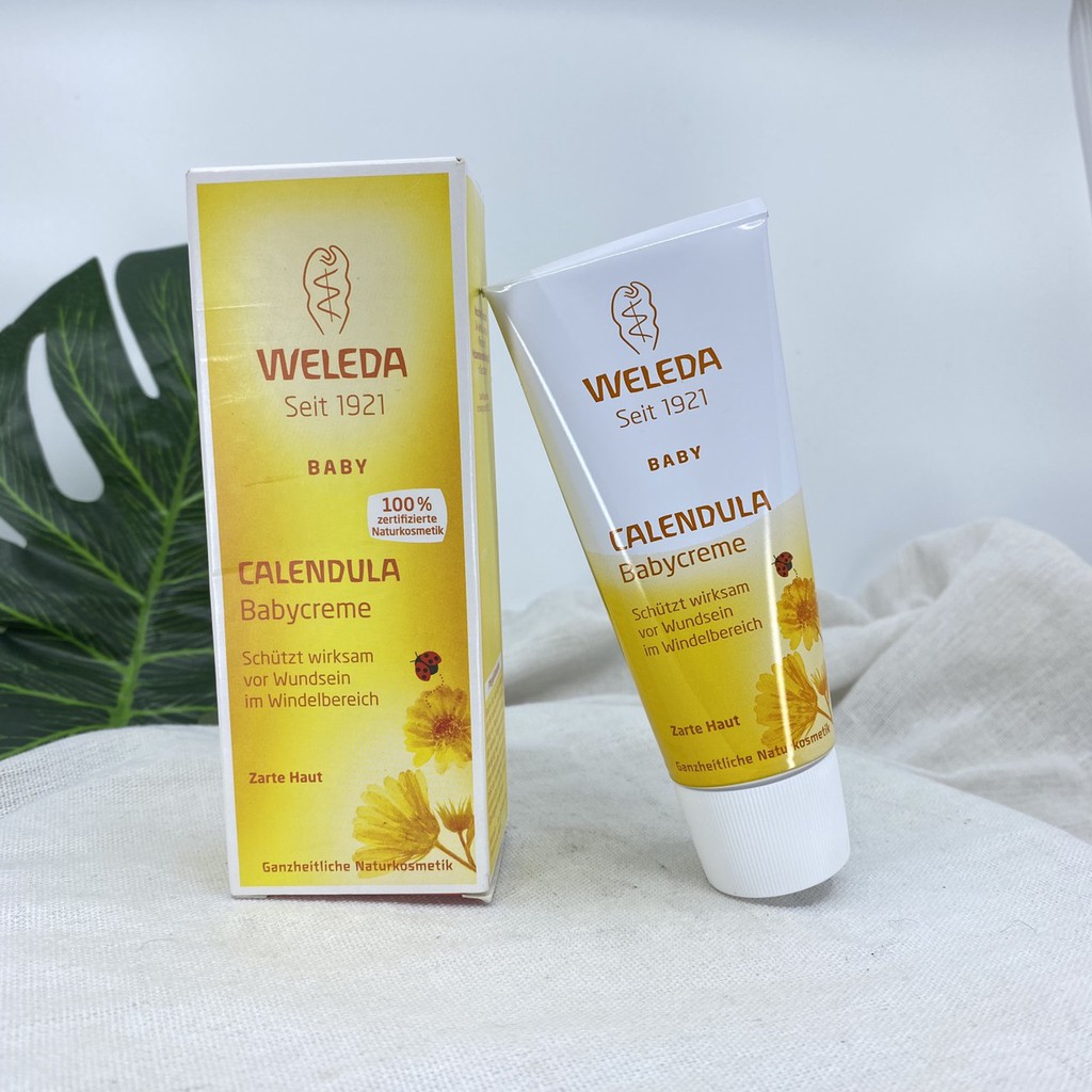 Kem chống hăm Weleda Calendula Baby Cream - Hàng đức chuẩn