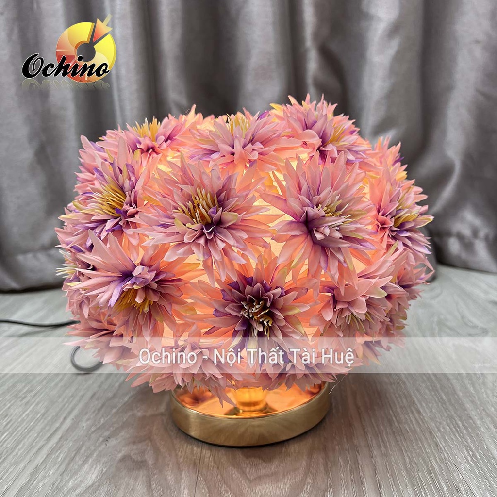 Đèn Hoa  Thược Dược, Đèn Ngủ  Trang Trí Decor Phòng Ngủ Phòng Cưới ( Ảnh Và Video Shop Chụp )