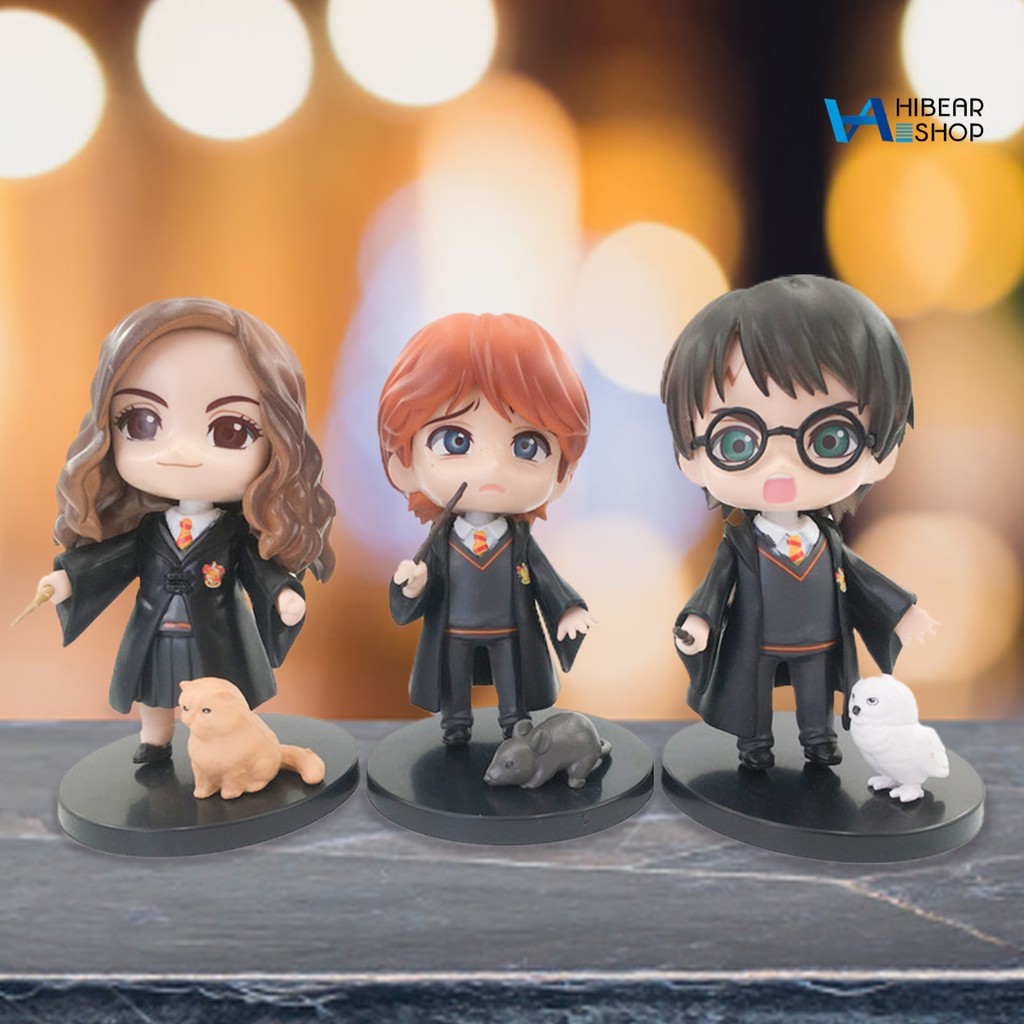 Bộ 3 Tượng Mô Hình Nhân Vật Phim Harry Potter