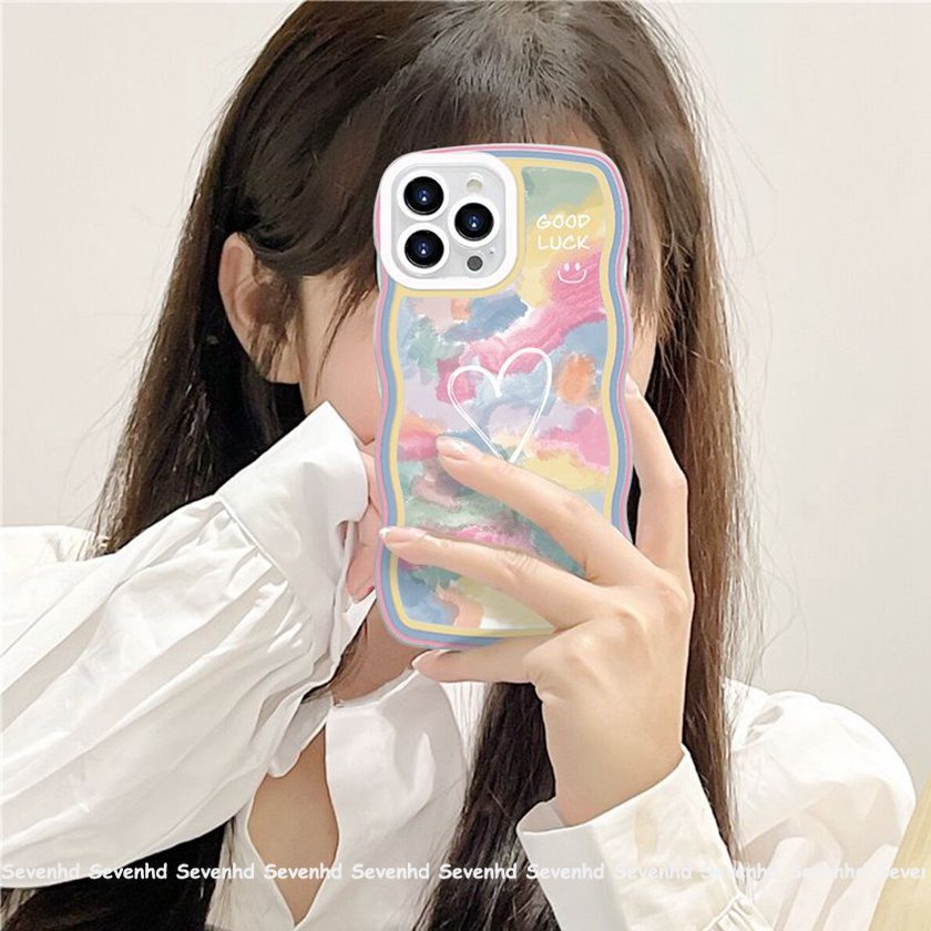 Ốp Điện Thoại Mềm Họa Tiết Tranh Sơn Dầu Hình Hoa Đẹp Mắt Cho iPhone 14 13 12 11 Pro Max Xs Max Xr X 7 8 6 6s Plus
