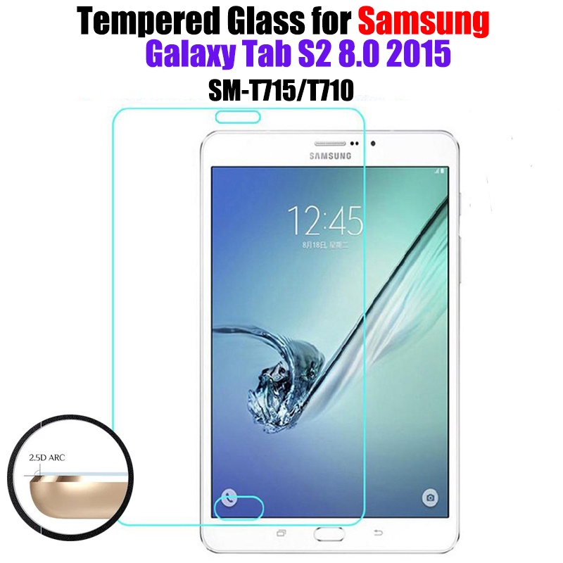 Bộ Kính Cường Lực Bảo Vệ Màn Hình Máy Tính Bảng Samsung Galaxy Tab S2 8.0 SM-T715 SM-T710 SM-T719N SM-T719 SM-T715Y SM-T719Y SM-T713