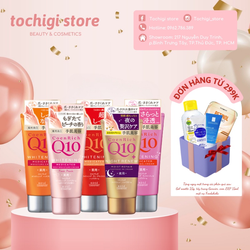 Kem dưỡng da tay Kose Q10 Nhật Bản 80g