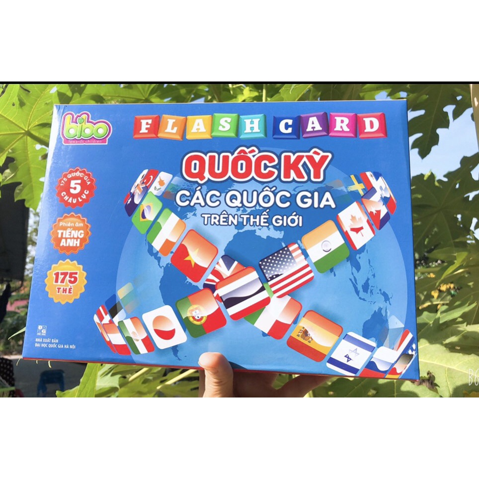 Flash Card Cờ Các Nước - Quốc Kỳ Các Quốc Gia Trên Thế Giới