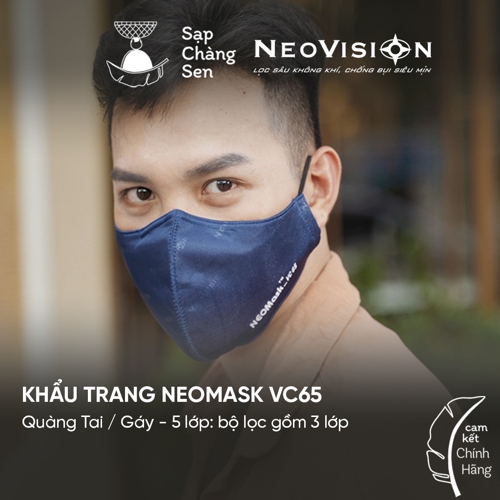 Khẩu trang / Bộ lọc Neomask VC65 (Neovision) - quàng tai / gáy