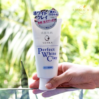 Sữa Rửa Mặt Senka Perfect White Clay Nhật Bản 120g Màu Trắng